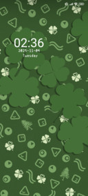 Lucky green clover