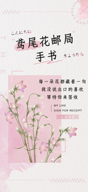 鸢尾花邮局手书