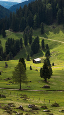Villnus in the Funes Valley Italy