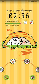 线条小狗美食总动员