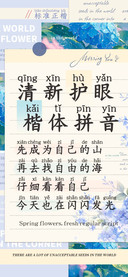 清新护眼 楷体拼音
