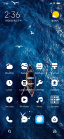 Blue sea