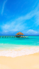 Water Cafe on the Beach and Pathway