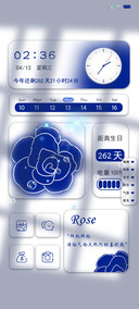 克莱因蓝玫瑰