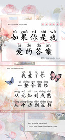如果你是我爱的答案