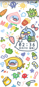 肥肥鲨 可爱涂鸦