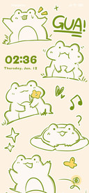 Funny frog