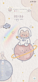 油画 快乐星球