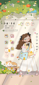 小清新悠闲夏日