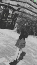 黑白の背影