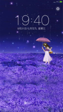 薰衣草唯美女孩