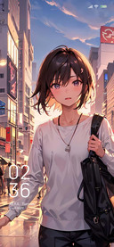 Backpack girl