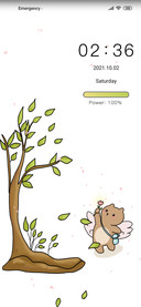 Cute spring bear