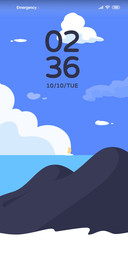 Flat sea cloud