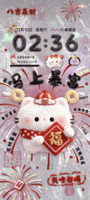 毛绒小猫动态烟花