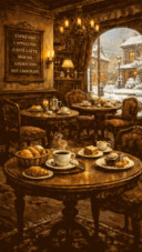 Vintage cafe coffee