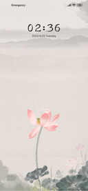 Between flowers