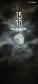 The moon is dark