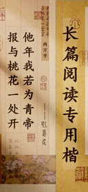 长篇阅读专用楷