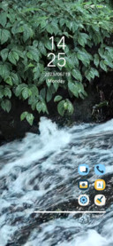 Mountain waterfall