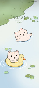 夏季小水塘