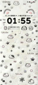 毛绒玻璃小黑猫咒语