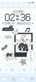 拍立得小黑猫