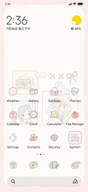 Cute hand account