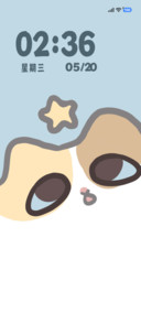 简约线条星星猫