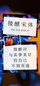 微醺宋体