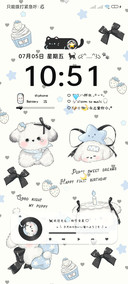 奶油小狗ins平铺