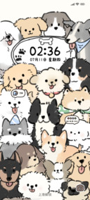 可爱涂鸦 汪汪驾到