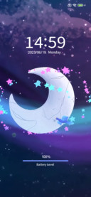 Sleeping moon