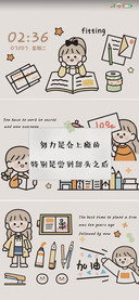 可爱小女孩贴纸