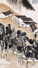 齐白石《山水十二条屏》