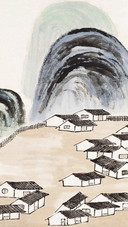 齐白石《山水十二条屏》