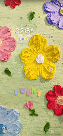 Canvas flower