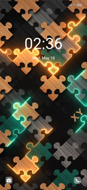 Wood grain puzzle