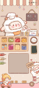 小奶羊水果烹饪厨房