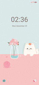 Cherry pink cat
