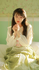 Pure Girl in forest house © HuangQiao