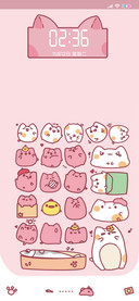 可爱小方猫咪