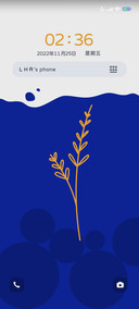 简约克莱因蓝水流
