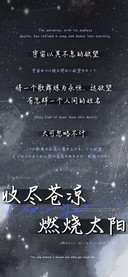 收尽苍凉燃烧太阳