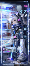 赛博情侣蒸汽便利店