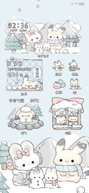 暖冬软萌小动物