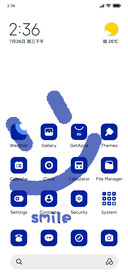 Smile Klein Blue