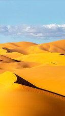 Landscape of the Sahara Desert