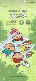 蜡笔小新 春日野餐