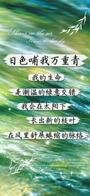 日色哺我万重青